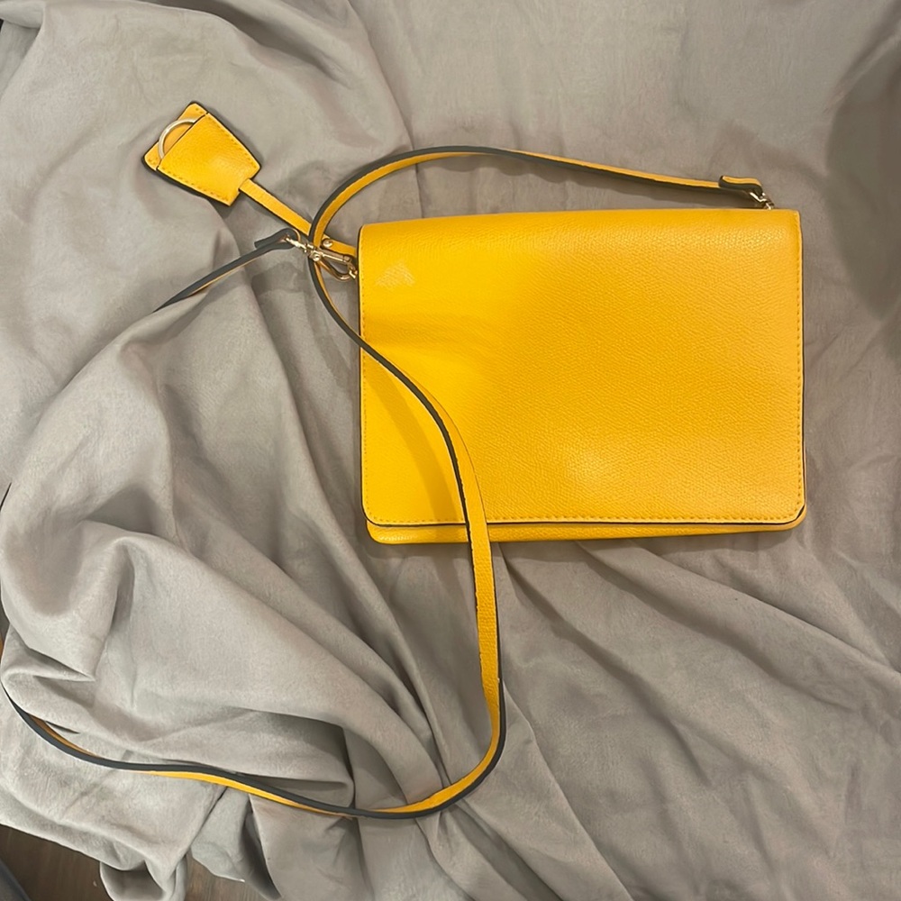 H&M yellow crossbody purse